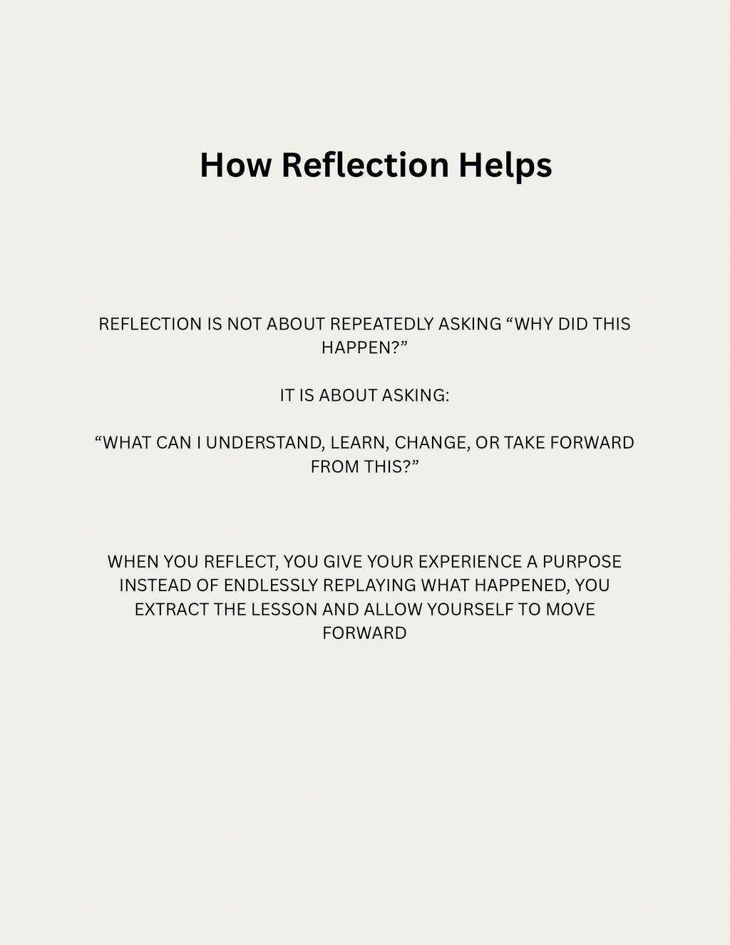 The Overthinking Reset