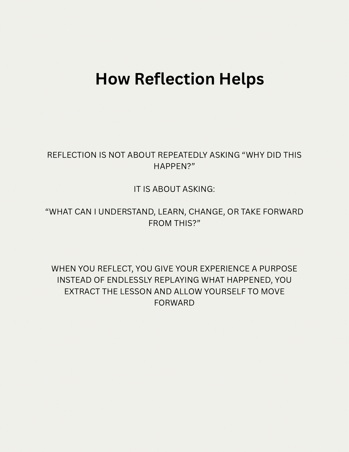 The Overthinking Reset